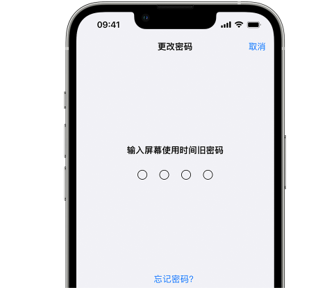 山海关iPhone屏幕维修分享iPhone屏幕使用时间密码忘记了怎么办 