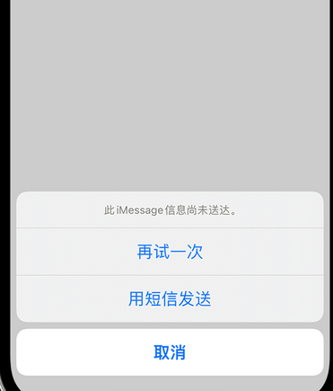 山海关apple维修iPhone上无法正常发送iMessage信息