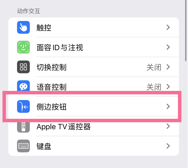 山海关苹果14维修店分享iPhone14 Plus侧键双击下载功能关闭方法 