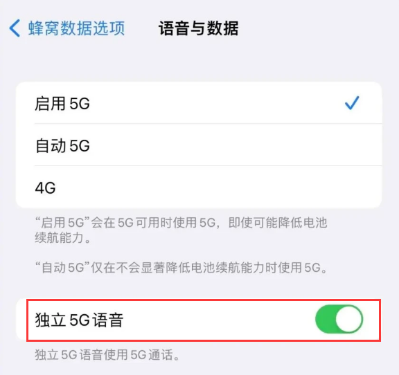 山海关苹果14维修分享iPhone 14 Pro如何开启VoNR 
